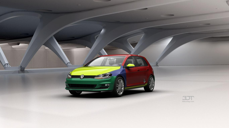 Illustration for article titled 3DT - Harlequin Golf Edition